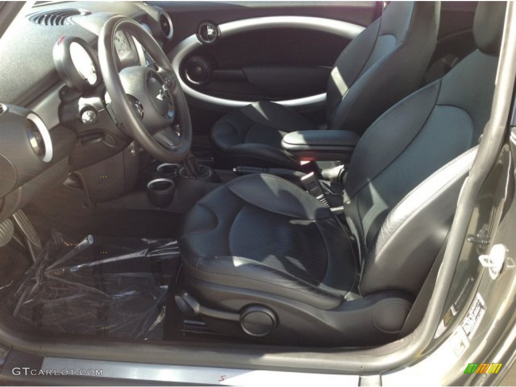 2011 Cooper S Hardtop - Eclipse Gray Metallic / Punch Carbon Black Leather photo #8