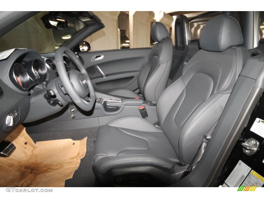 Black Interior 2015 Audi TT 2.0T quattro Roadster Photo #94120903