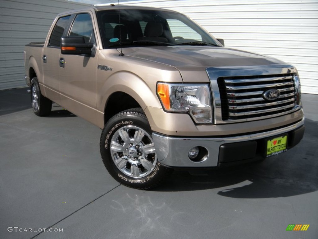 2011 F150 XLT SuperCrew - Pale Adobe Metallic / Pale Adobe photo #1