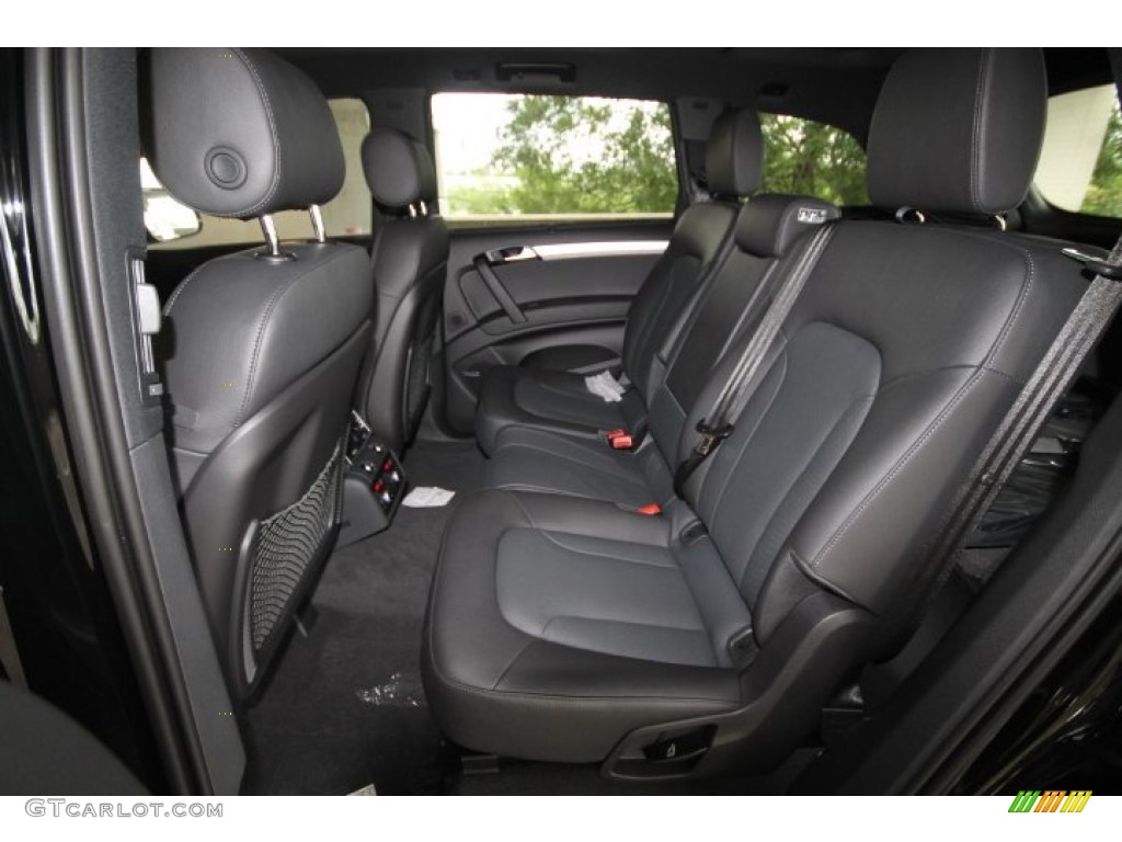 2014 Audi Q7 3.0 TFSI quattro S Line Package Rear Seat Photos