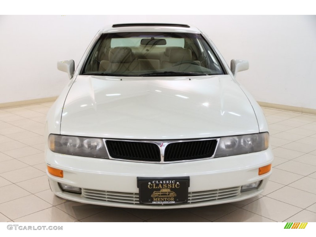 2001 Diamante LS - Platinum White Pearl / Tan photo #2