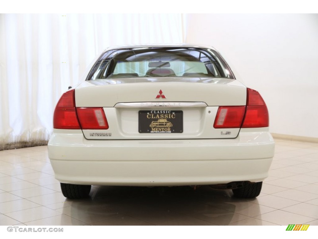 2001 Diamante LS - Platinum White Pearl / Tan photo #16