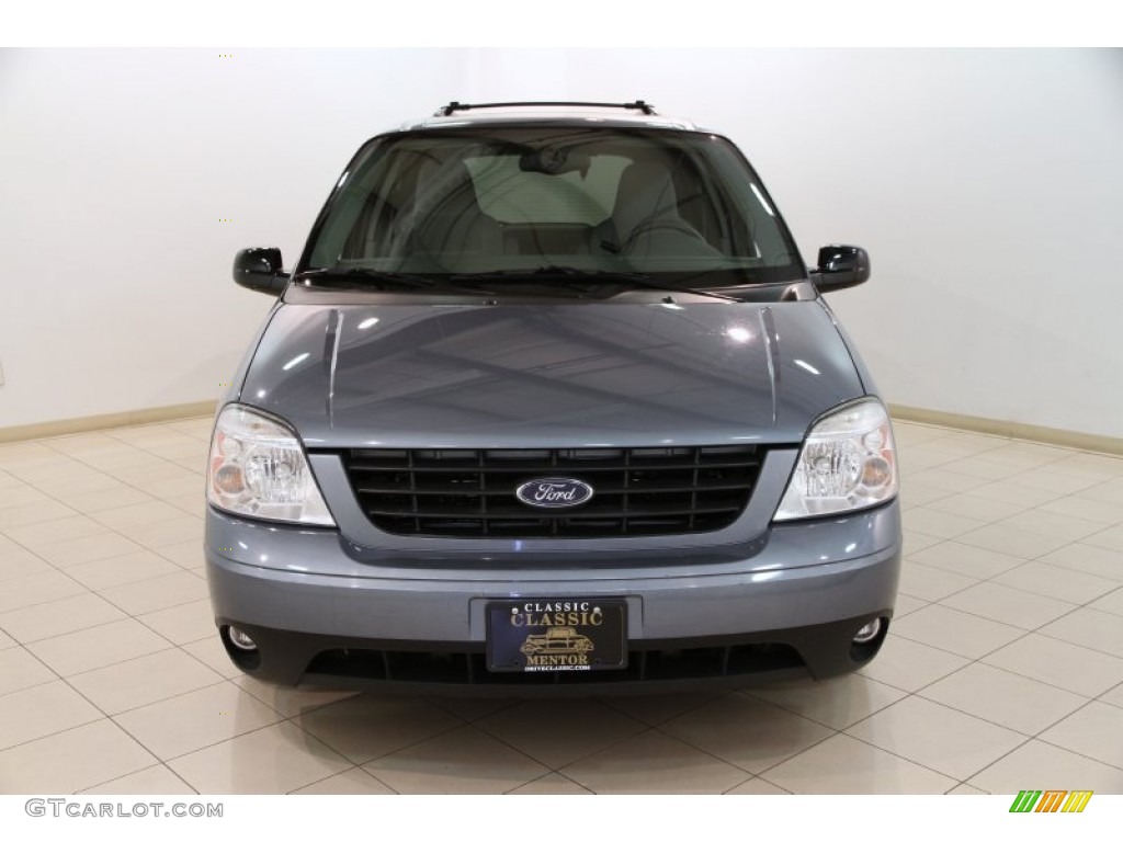 2004 Freestar SES - Medium Steel Blue Metallic / Flint Grey photo #2