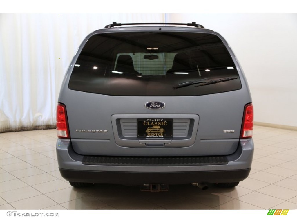 2004 Freestar SES - Medium Steel Blue Metallic / Flint Grey photo #11