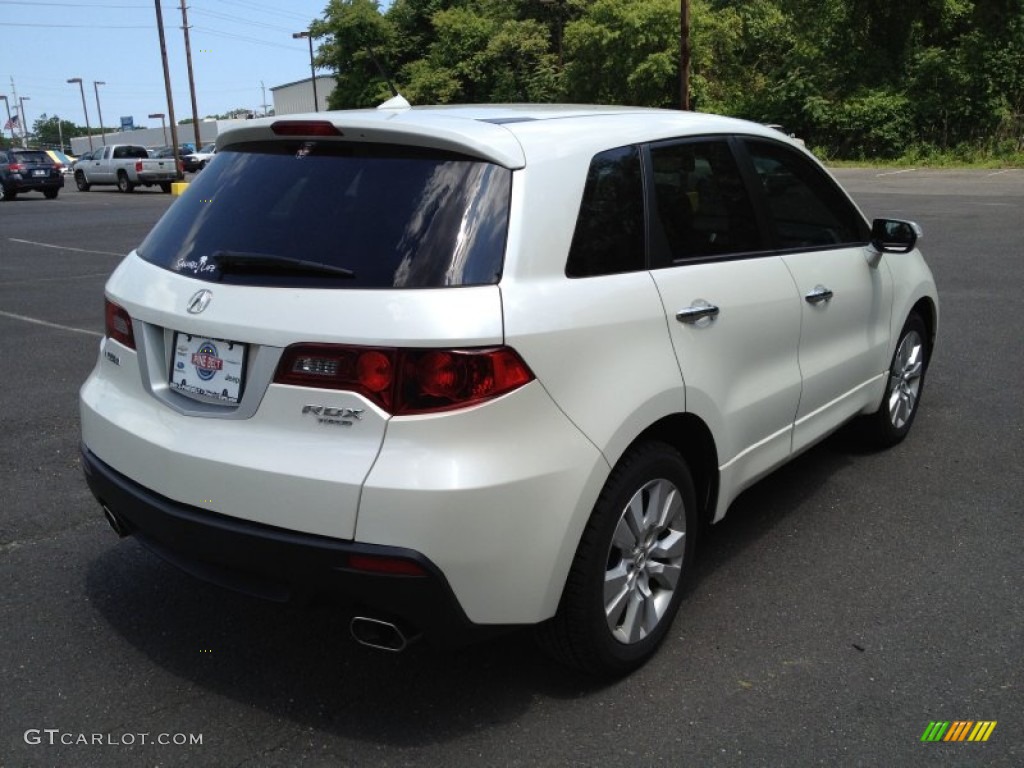 2010 RDX  - White Diamond Pearl / Ebony photo #3