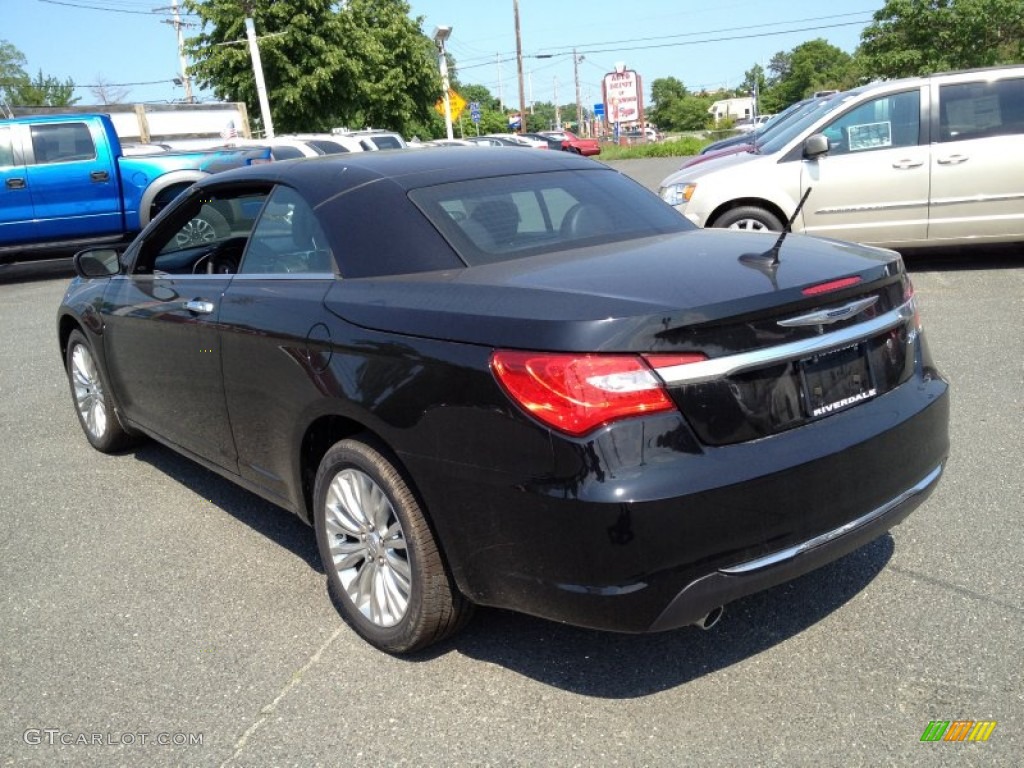 2014 200 Limited Convertible - Black Clear Coat / Black photo #4