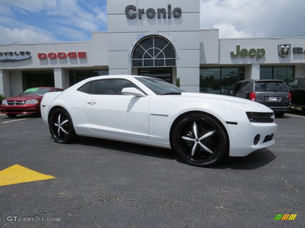 2011 Camaro LT Coupe - Summit White / Black photo #1