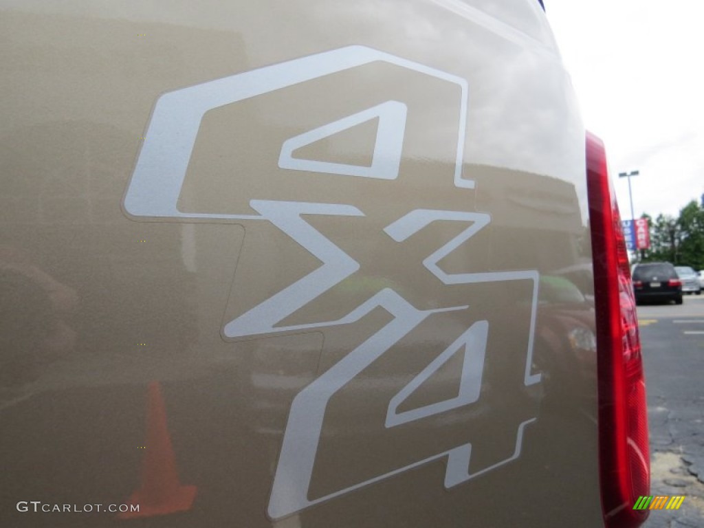 2012 F250 Super Duty Lariat Crew Cab 4x4 - Pale Adobe Metallic / Black photo #15