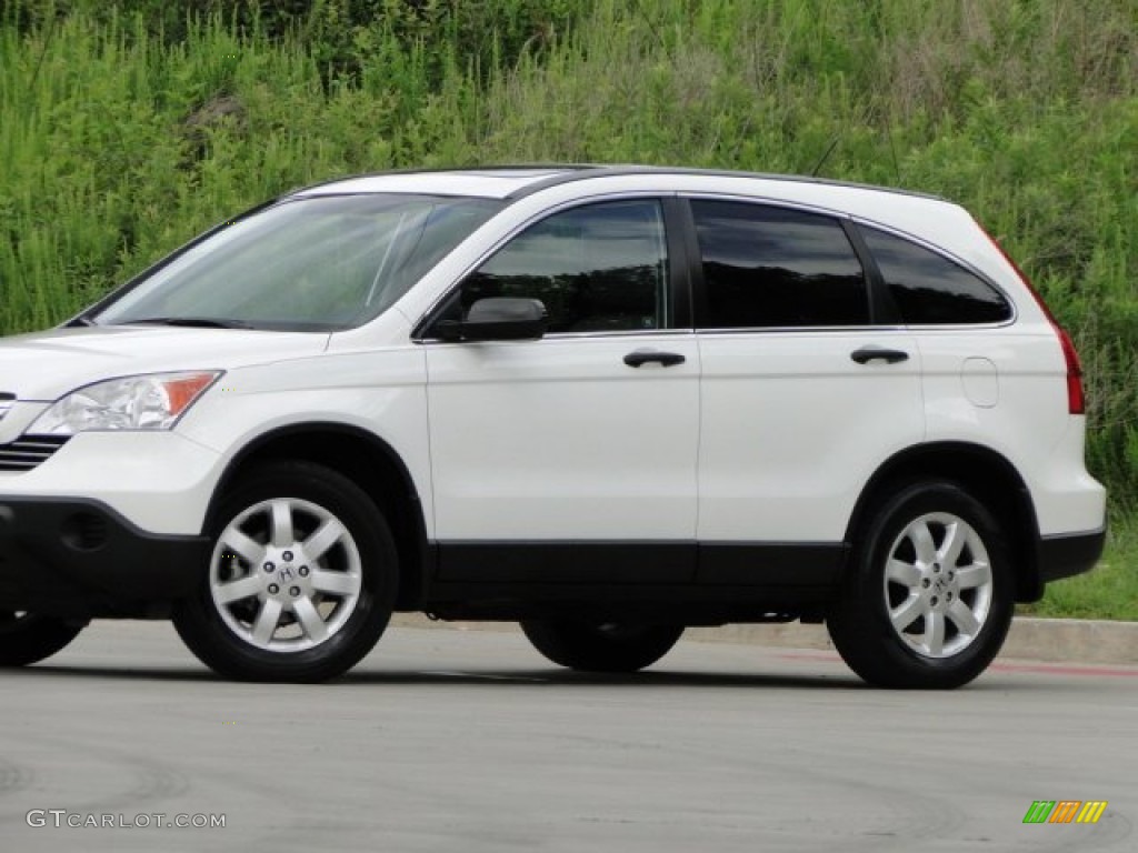 2009 CR-V EX - Taffeta White / Gray photo #3