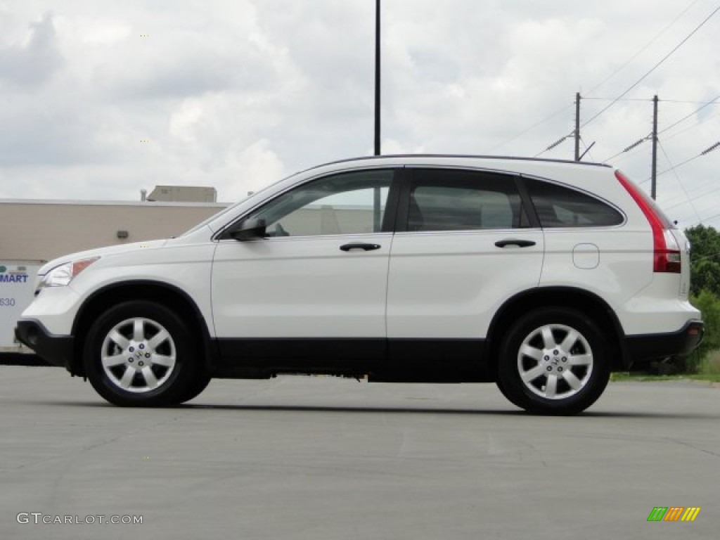 2009 CR-V EX - Taffeta White / Gray photo #8