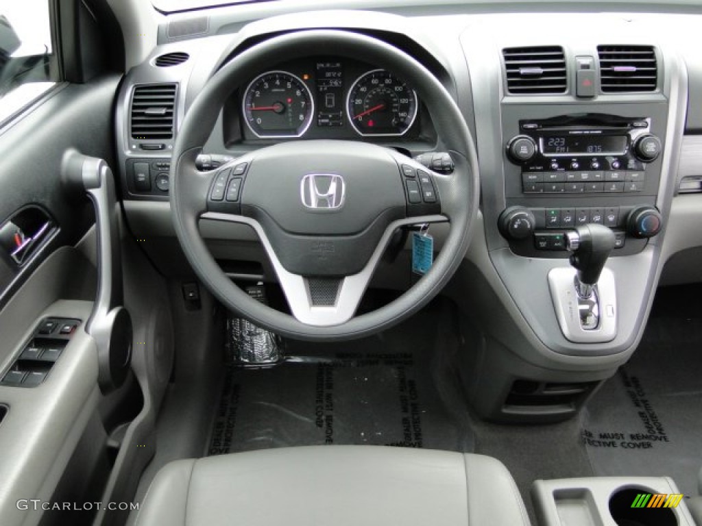 2009 CR-V EX - Taffeta White / Gray photo #11