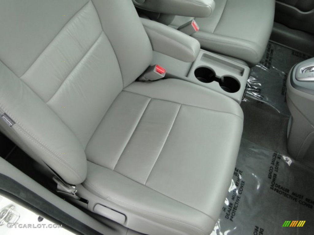 2009 CR-V EX - Taffeta White / Gray photo #17