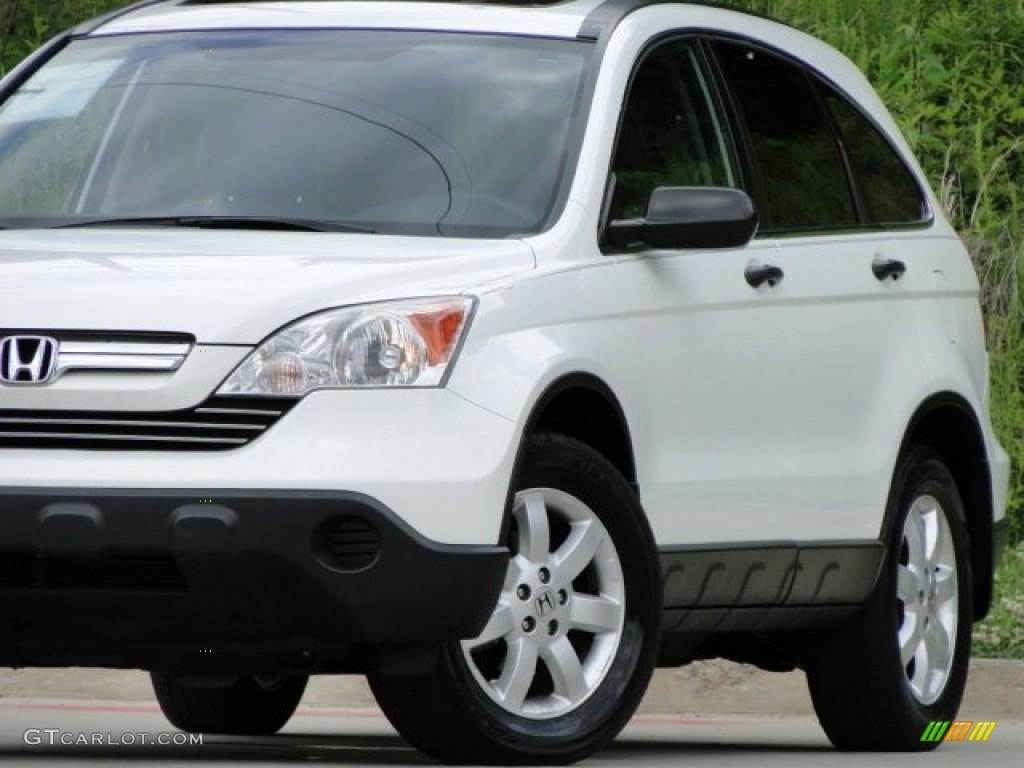 2009 CR-V EX - Taffeta White / Gray photo #31