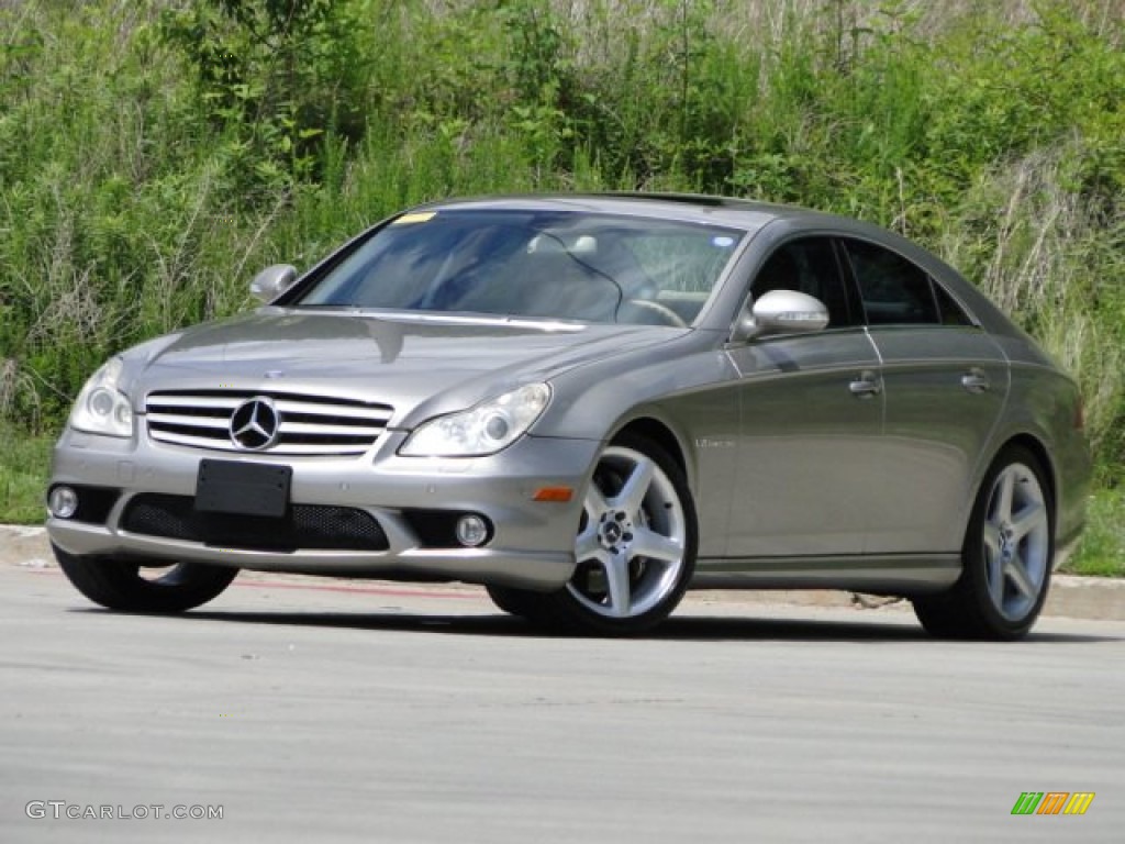 2006 CLS 55 AMG - Pewter Metallic / Cashmere Beige photo #1