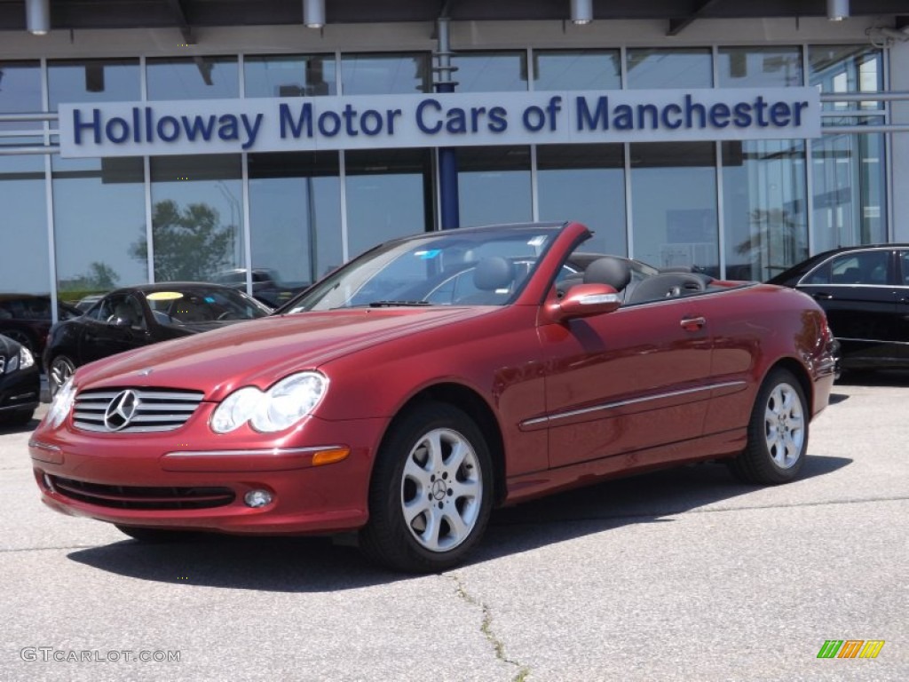 2004 Firemist Red Metallic MercedesBenz CLK 320 Cabriolet 94090453
