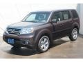 2014 Dark Amber Metallic Honda Pilot EX-L  photo #3