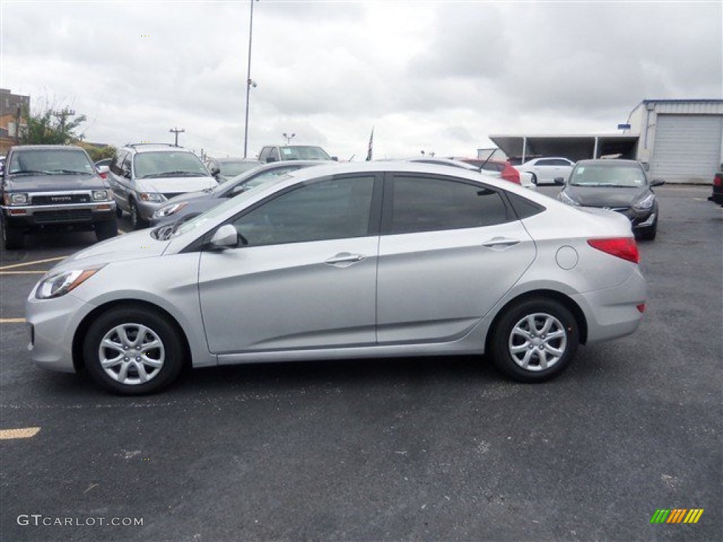 Ironman Silver 2014 Hyundai Accent GLS 4 Door Exterior Photo #94136025