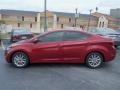 2014 Red Hyundai Elantra SE Sedan  photo #3