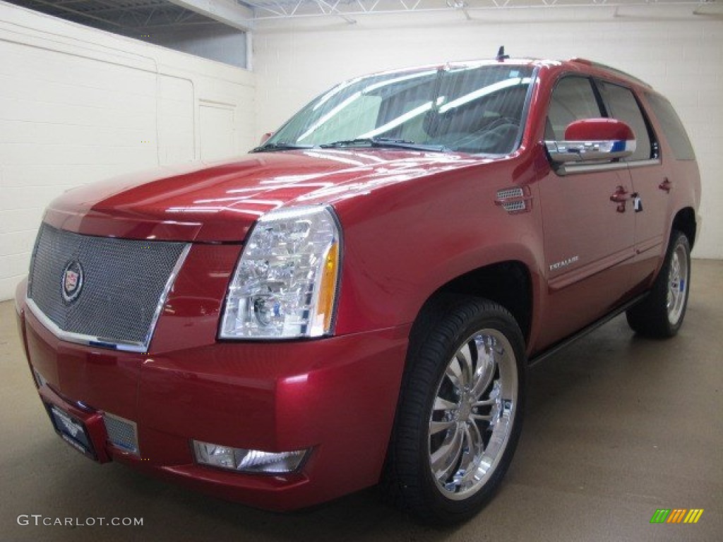 2013 Escalade Premium AWD - Crystal Red Tintcoat / Ebony photo #3