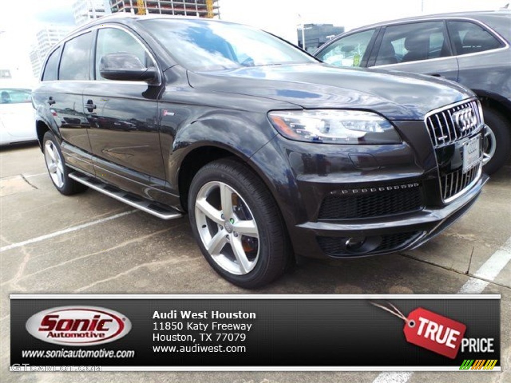 2014 Q7 3.0 TFSI quattro S Line Package - Lava Gray Pearl / Espresso photo #1