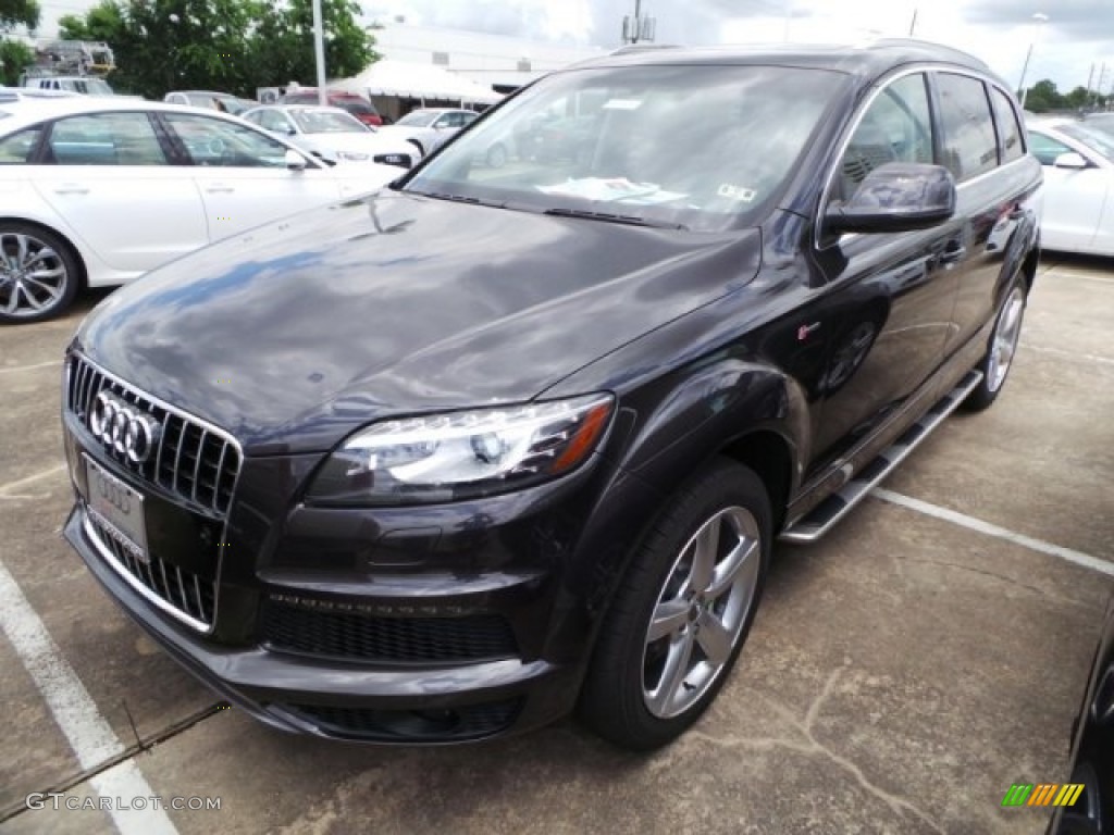 2014 Q7 3.0 TFSI quattro S Line Package - Lava Gray Pearl / Espresso photo #2