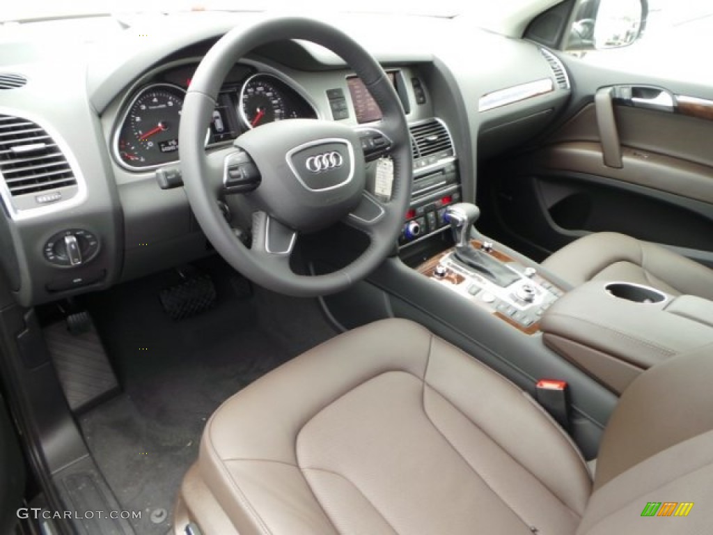 2014 Q7 3.0 TFSI quattro S Line Package - Lava Gray Pearl / Espresso photo #8