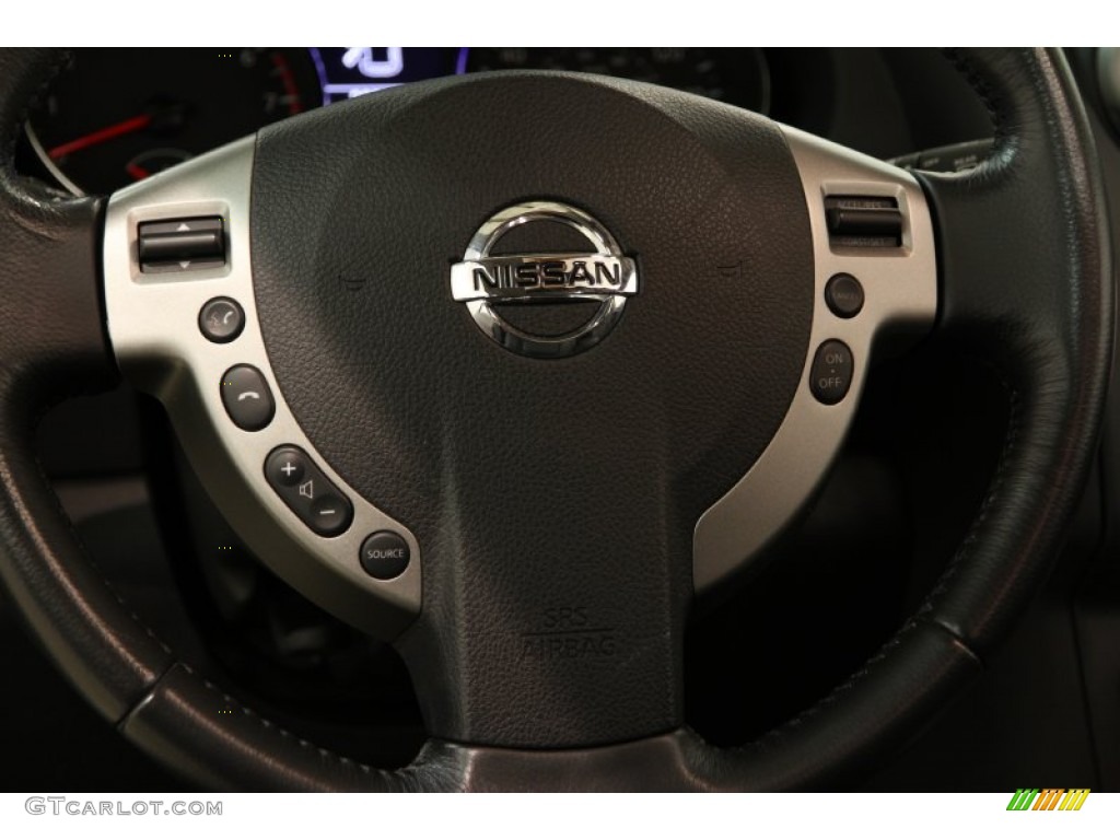 2011 Rogue SL AWD - Black Amethyst / Black photo #6