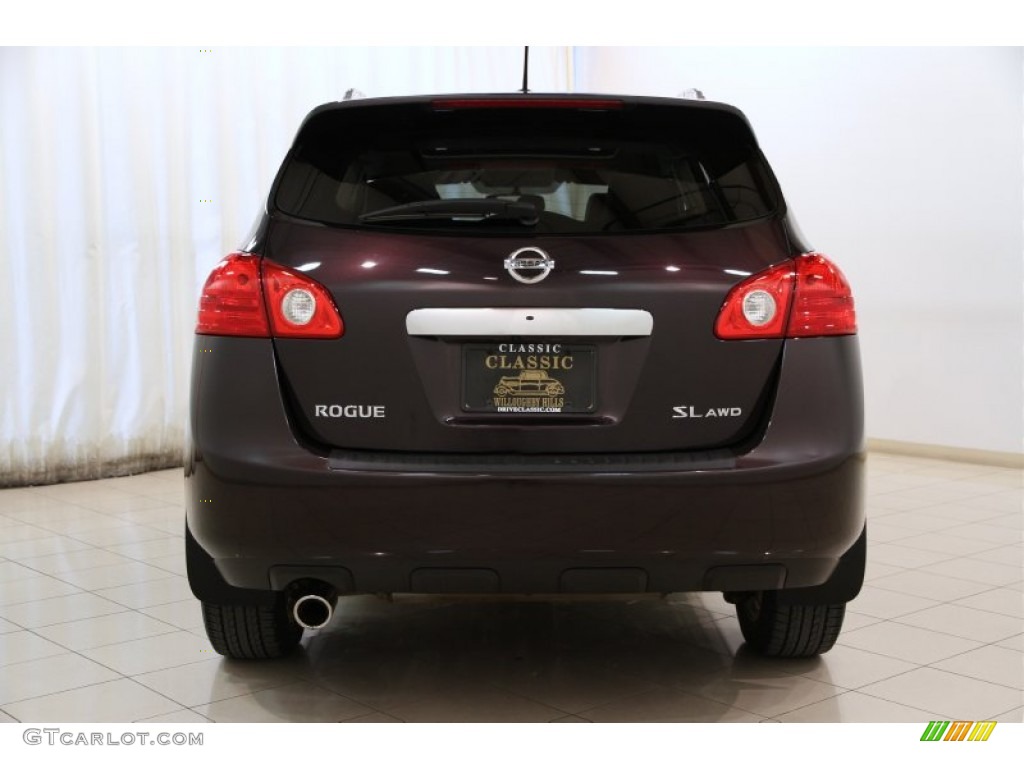 2011 Rogue SL AWD - Black Amethyst / Black photo #16