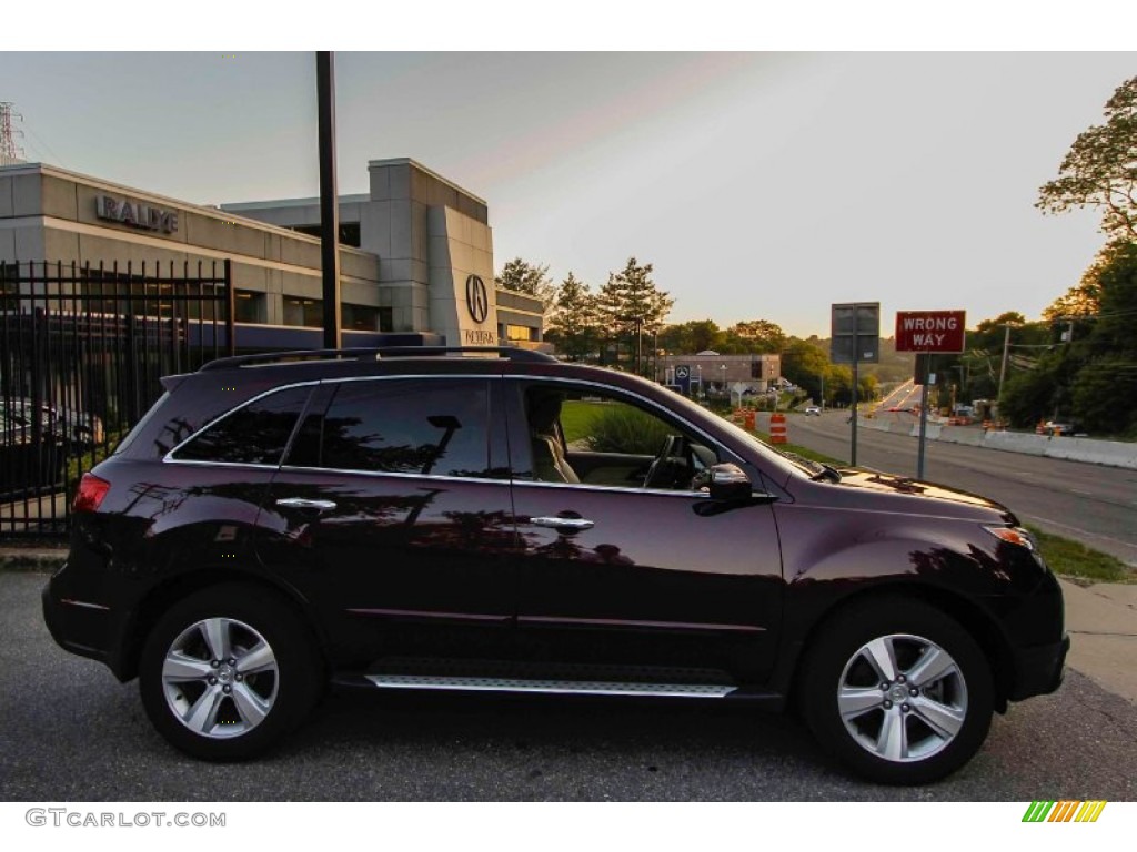 2011 MDX Technology - Dark Cherry Pearl / Parchment photo #3