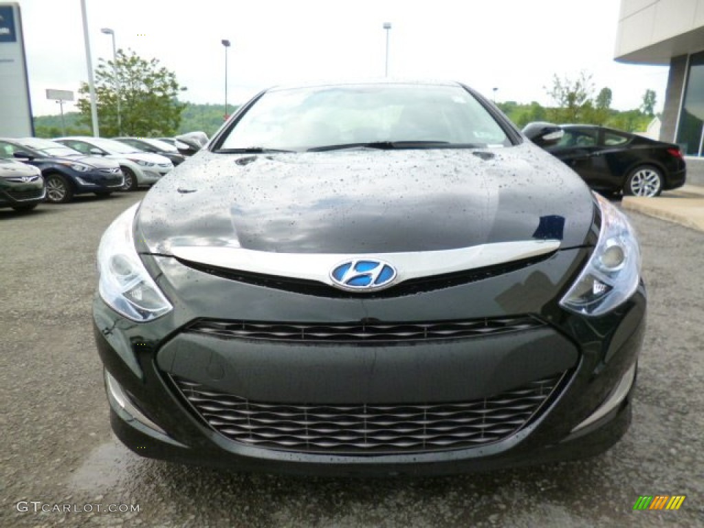Eclipse Black 2014 Hyundai Sonata Hybrid Exterior Photo #94138263