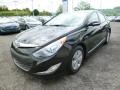 Eclipse Black 2014 Hyundai Sonata Hybrid Exterior