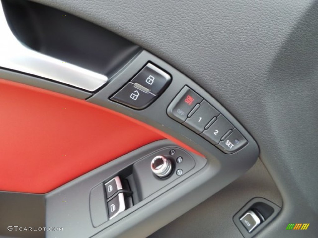 2014 S5 3.0T Premium Plus quattro Coupe - Ice Silver Metallic / Black/Magma Red photo #11
