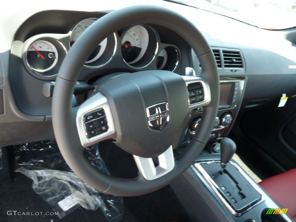 2014 Dodge Challenger Rallye Redline Steering Wheel Photos