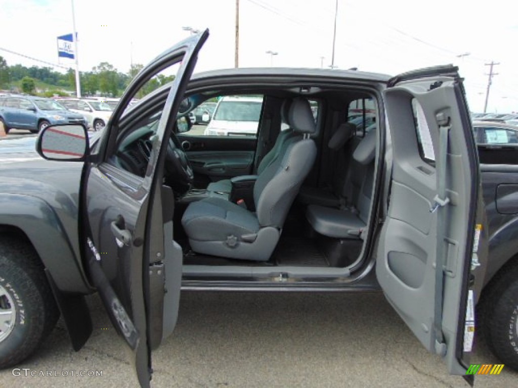 2012 Tacoma V6 TRD Access Cab 4x4 - Magnetic Gray Mica / Graphite photo #11