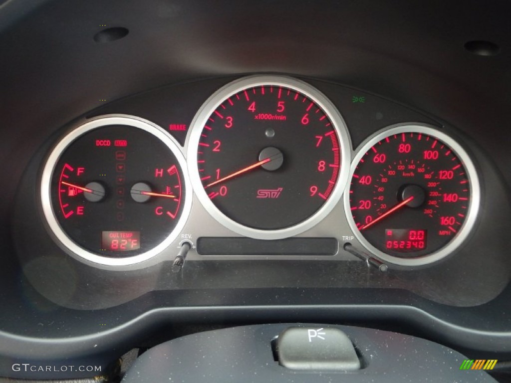 2004 Impreza WRX STi - Java Black Pearl / Blue Ecsaine/Black photo #20