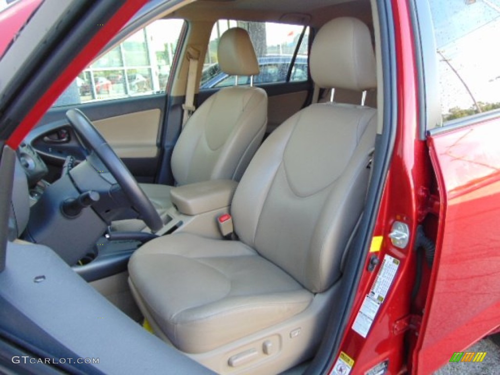 2011 RAV4 Limited 4WD - Barcelona Red Metallic / Sand Beige photo #12