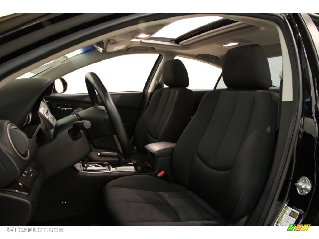 Black Interior 2012 Mazda MAZDA6 i Touring Plus Sedan Photo #94143714