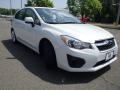 2014 Satin White Pearl Subaru Impreza 2.0i Premium 5 Door  photo #3