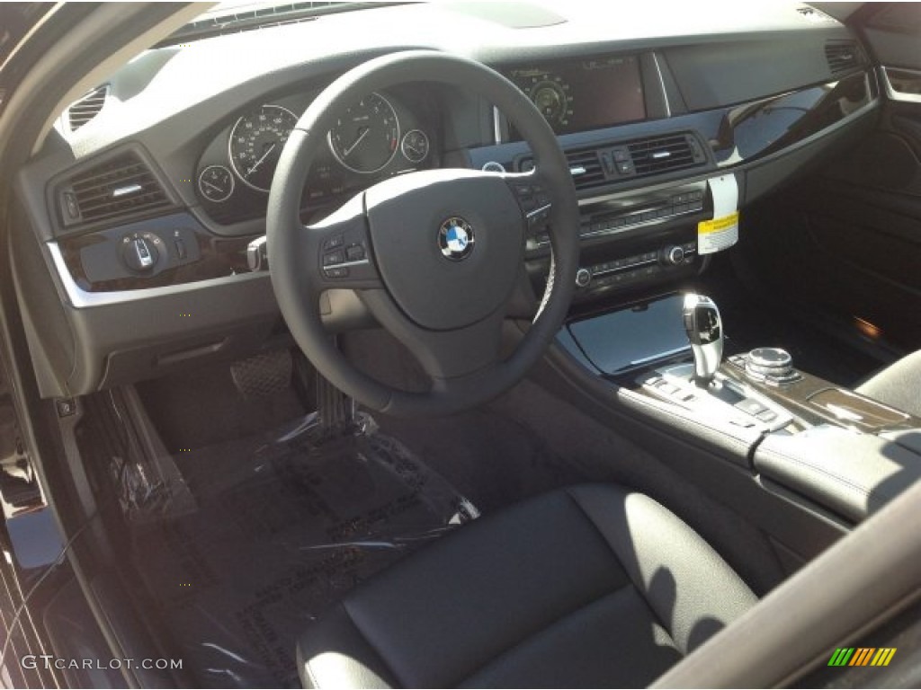 2014 5 Series 528i Sedan - Jet Black / Black photo #6