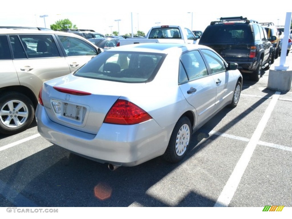2007 Accord Value Package Sedan - Alabaster Silver Metallic / Black photo #2