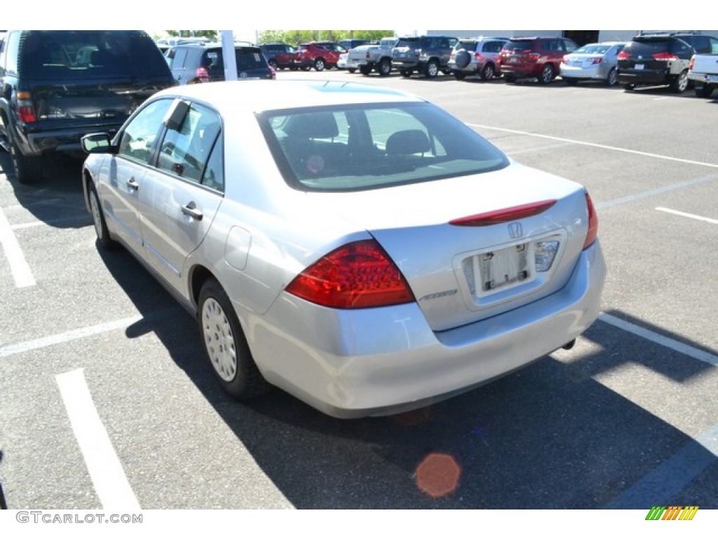 2007 Accord Value Package Sedan - Alabaster Silver Metallic / Black photo #3