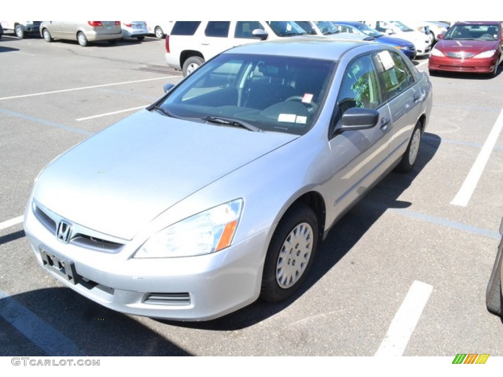 2007 Accord Value Package Sedan - Alabaster Silver Metallic / Black photo #4