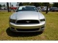 2014 Ingot Silver Ford Mustang V6 Premium Convertible  photo #2