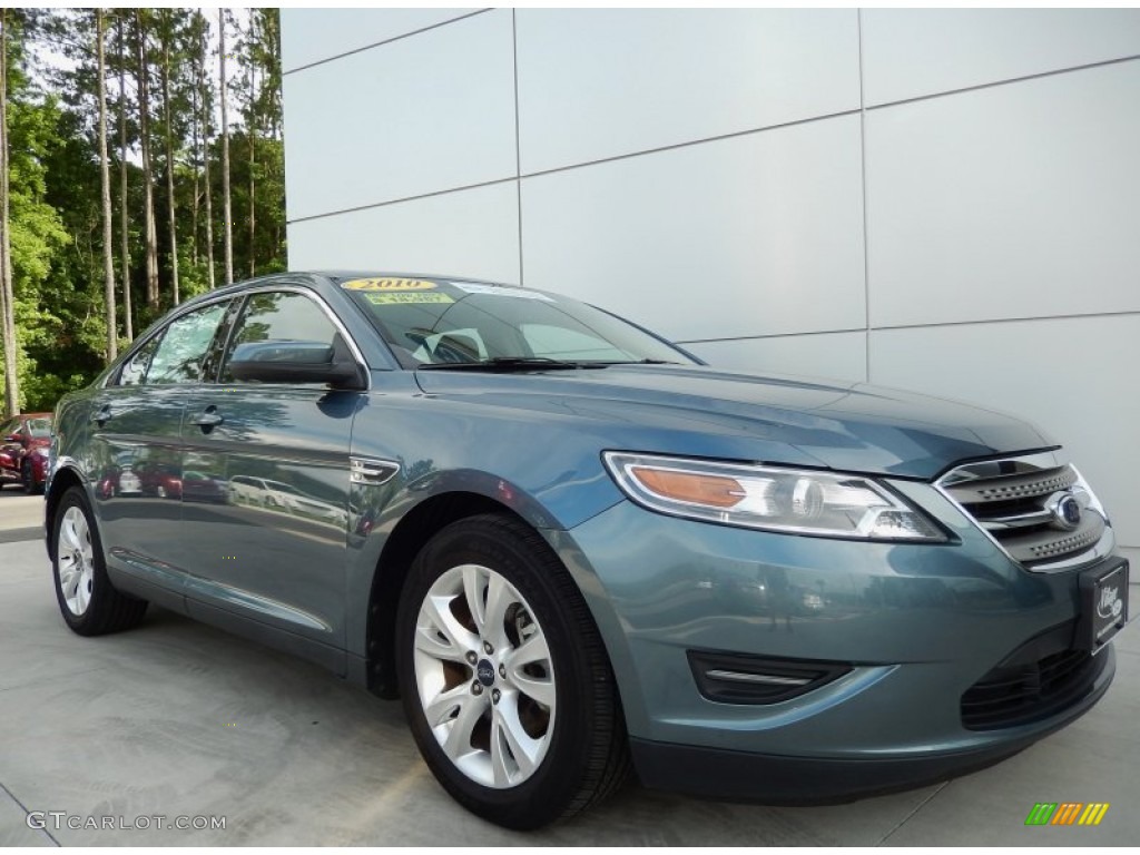 2010 Taurus SEL - Steel Blue Metallic / Light Stone photo #6