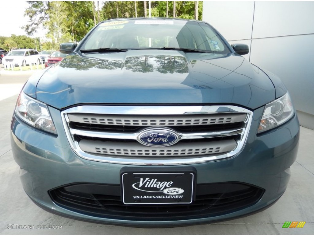 2010 Taurus SEL - Steel Blue Metallic / Light Stone photo #7