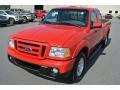 Torch Red 2011 Ford Ranger XLT SuperCab