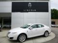 White Platinum Metallic Tri-Coat 2012 Lincoln MKS EcoBoost AWD