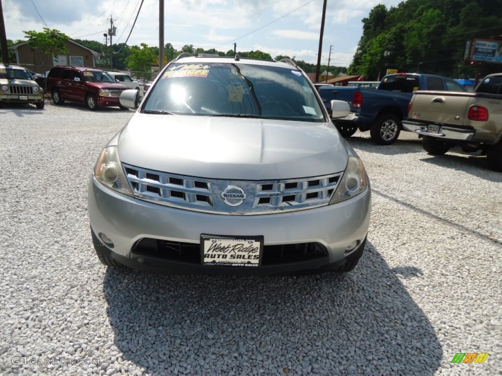 2004 Murano SL AWD - Sheer Silver Metallic / Charcoal photo #2