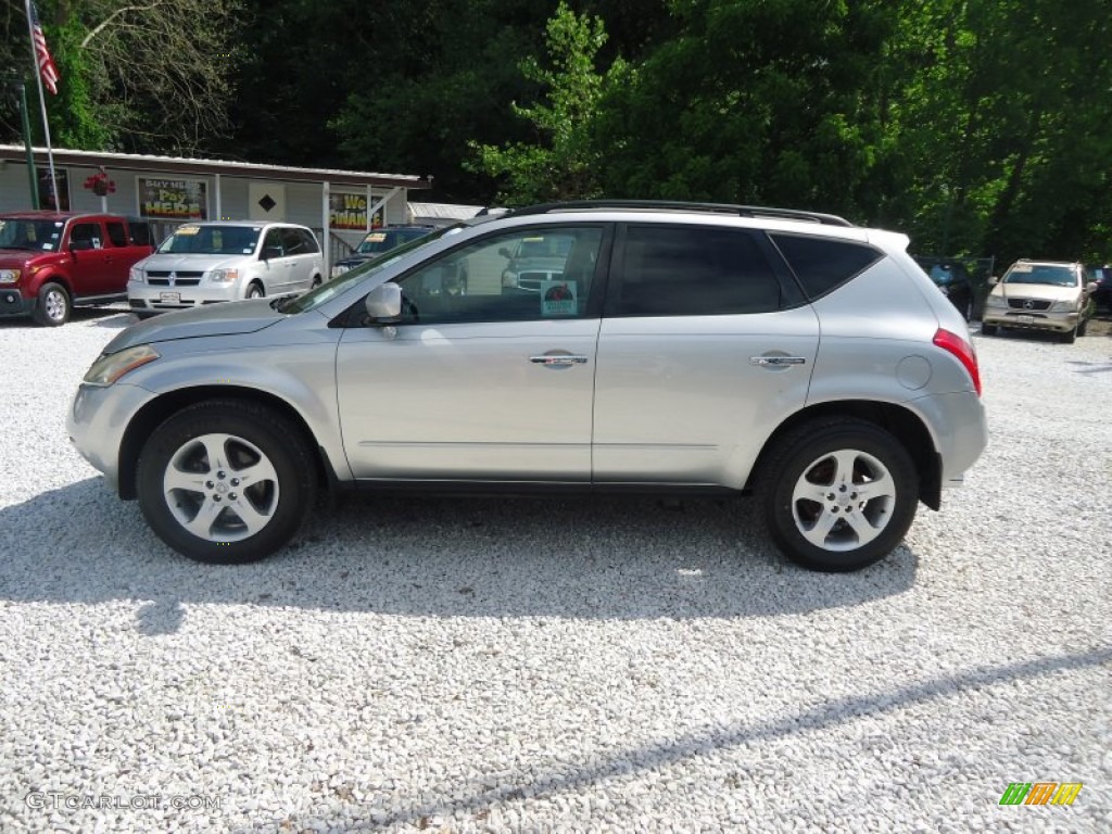 2004 Murano SL AWD - Sheer Silver Metallic / Charcoal photo #8