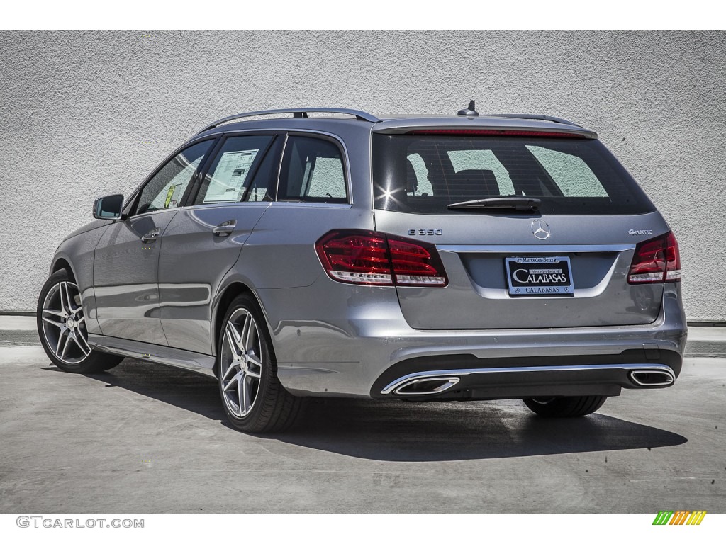 2014 E 350 4Matic Sport Wagon - Paladium Silver Metallic / Black photo #2